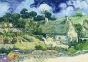 1000 эл. Art by Bluebird Puzzle - Винсент ван Гог. Домики с соломенными крышами в Кордевилле / Bluebird Puzzle 0