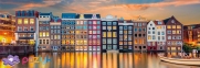 1000 ел. Panorama High Quality Collection - Яскравий Амстердам / Clementoni 0