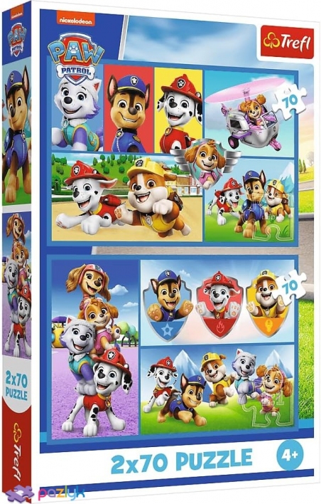 2 х 70 эл. - Щенячий патруль рулит / Viacom PAW Patrol / Trefl
