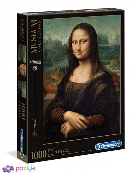 1000 эл. Музейная Коллекция - Леонардо да Винчи. Мона Лиза / Clementoni