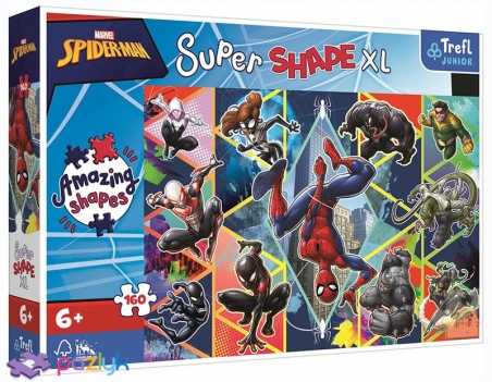 160 ел. Супер форми XL - Приєднуйтесь до Спайдермена / Disney Marvel Spiderman / Trefl