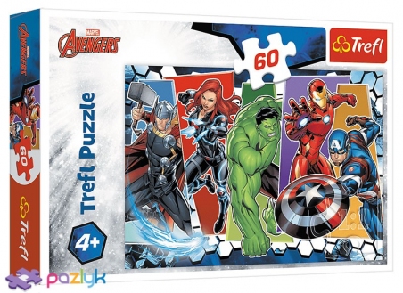 60 эл. - Непобедимые Мстители / Disney Marvel The Avengers / Trefl