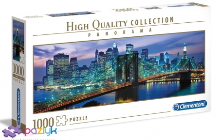 1000 эл. Panorama High Quality Collection - Бруклинский мост, Нью-Йорк / Clementoni