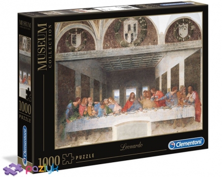 1000 эл. Музейная Коллекция - Леонардо да Винчи. Тайная вечеря / Clementoni