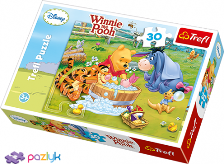 30 эл. – Винни Пух. Купание Пятачка /Disney Winnie the Pooh / Trefl