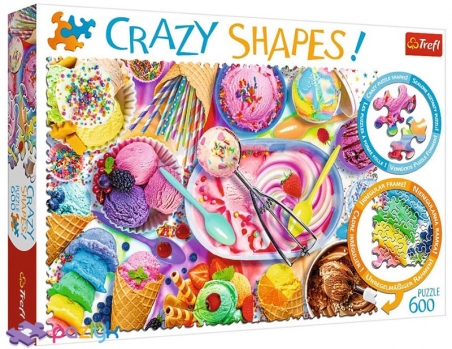 600 эл. Crazy Shapes - Сладкие мечты / MGL / Trefl