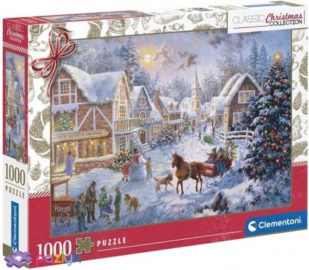 1000 эл. Christmas Collection - Ники Боэм. Приготовление к Рождеству / Artlicensing / Clementoni