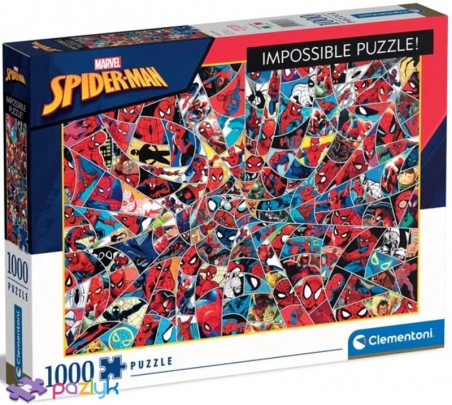 1000 ел. Impossible - Спайдермен / Disney Marvel Spiderman / Clementoni