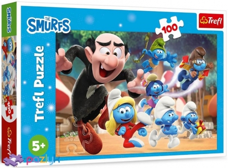 100 ел. - Наука тата Смурфа / The Smurfs / Trefl