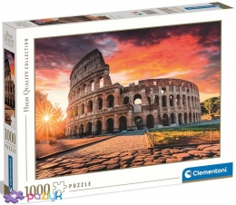 1000 ел. High Quality Collection - Світанок над Колізеєм, Рим, Італія / Clementoni