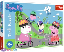 24 эл. Макси - Активный день Свинки Пеппы / Peppa Pig / Trefl