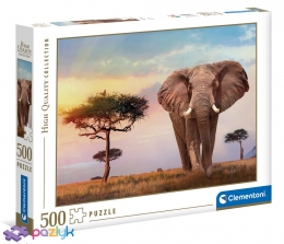 500 ел. High Quality Collection - Захід сонця над Африкою / Clementoni