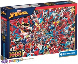1000 эл. Compact Impossible - Спайдермен / Disney Marvel Spiderman / Clementoni