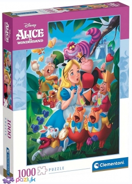 1000 эл. - Алиса в стране чудес / Disney Alice in wonderland / Clementoni