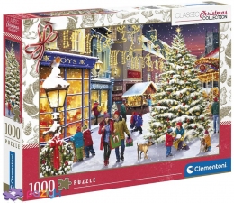 1000 эл. Christmas Collection - Рождественский городок / Clementoni