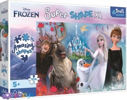 104 эл. Супер формы XL - Холодное сердце-2. Веселый мир Анны и Эльзы / Disney Frozen 2 / Trefl