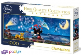 1000 ел. Панорама - Міккі та Мінні  / Disney / Clementoni
