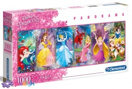 1000 ел. Panorama - Діснеївські Принцеси. Колаж / Disney Princess / Clementoni