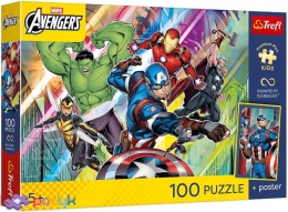 100 ел. Premium Plus Kids - Месники. Потужність і сила / Disney Marvel The Avengers / Trefl