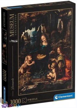 1000 эл. Музейная Коллекция - Леонардо да Винчи. Мадонна в скалах / Musée du Louvre / Clementoni