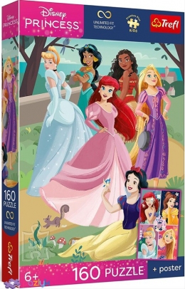 160 ел. Premium Plus Kids - Чарівна вечірка Принцес / Disney Princess / Trefl
