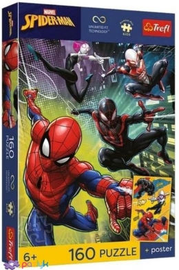 160 ел. Premium Plus Kids - Справи Спайдермена / Disney Marvel Spiderman / Trefl