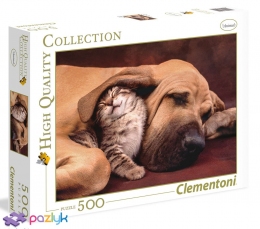 500 эл. High Quality Collection - Пес и кот / Clementoni