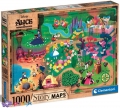 1000 эл. Story Maps - Алиса в стране чудес / Disney Maps Alice in wonderland / Clementoni