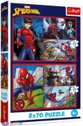 2 х 70 ел. - Спайдермен. Павукові історії / Disney Marvel Spiderman / Trefl