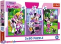 3 х 80 эл. - Мышка Минни и друзья / Disney Minnie / Trefl