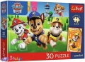 30 ел. Premium Plus Kids - Цуценячий патруль. Цуценята в дорозі / Viacom PAW Patrol / Trefl