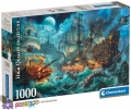 1000 ел. Compact: High Quality Collection - Піратська битва / Paolo Barbieri. Pirates Battle / Clementoni